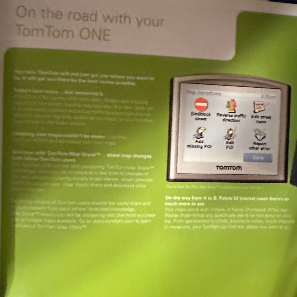 TomTom One Portable GPS Navigation System - Picture 10 of 12